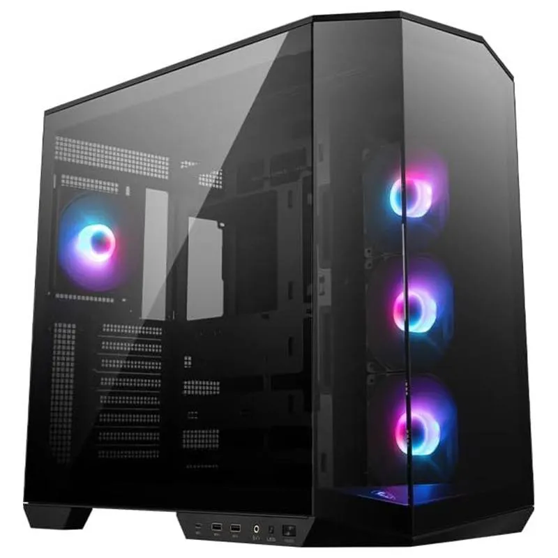 Caixa ATX MSI MAG Pano 100R PZ ARGB Tempered Glass Preta