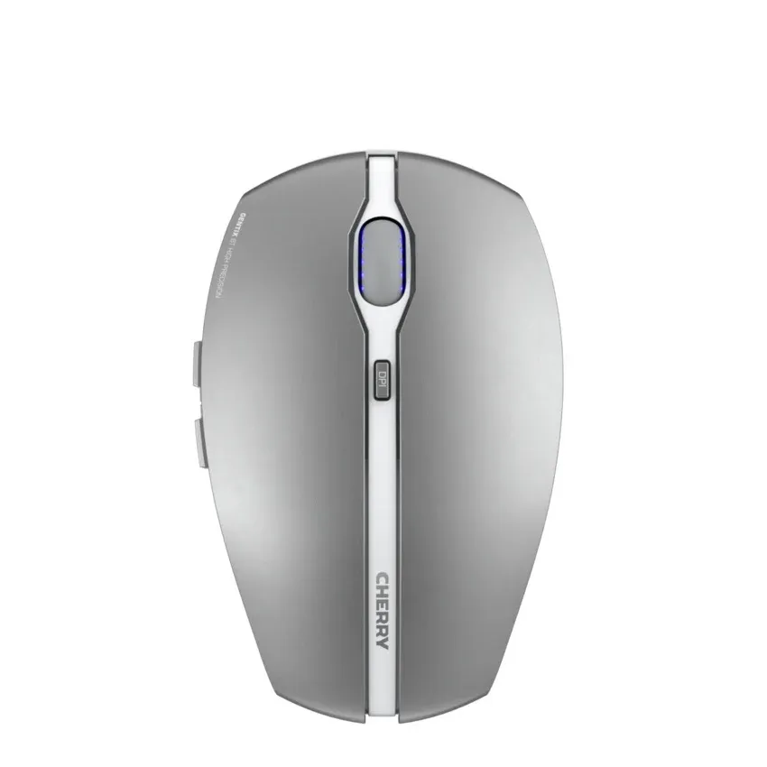 Cherry Wireless Mouse Cherry Mouse Gentix Bt Silver Bt - Função multidispositivo, ergonômico e elegante - para laptops, tablets e smartphones!