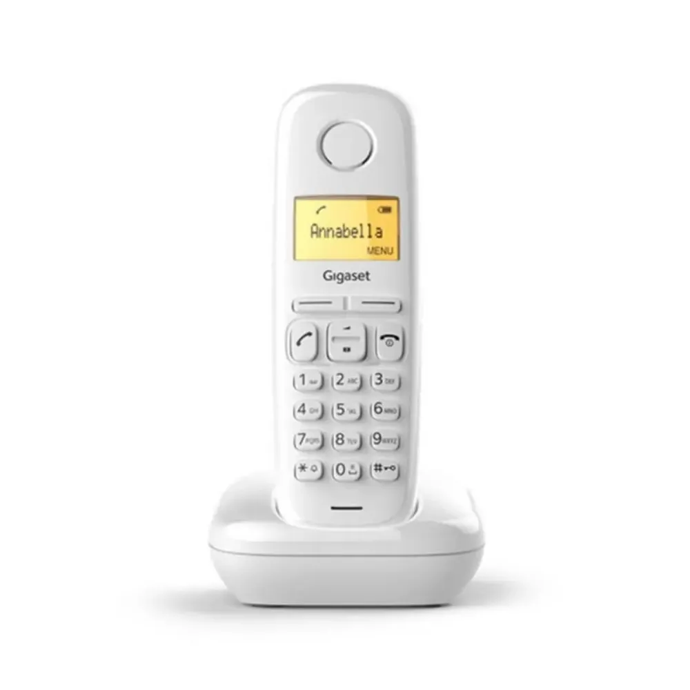 Telefone Fixo Sem Fios Gigaset A170 Branco