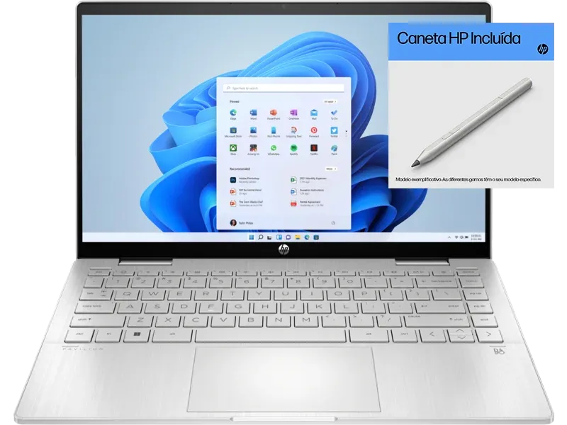 Portátil HP Pavilion x360 2-in-1 14-ek1014np 14'' Touch FHD i7-1355U 16GB 1TB W11H