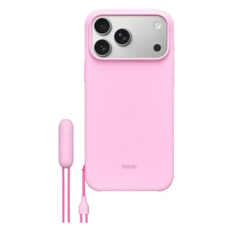 Capa Kickstand de Beats com MagSafe e Controlo de Câmara para iPhone 17 Pro Max Rosa Pebble Pink