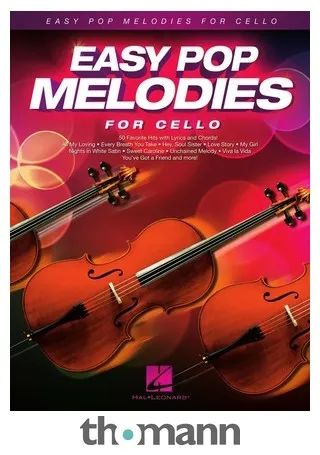 Hal Leonard Easy Pop Melodies Cello