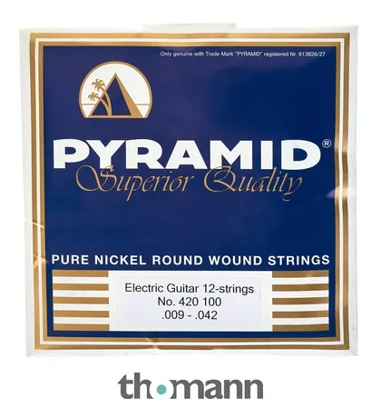 Pyramid Pure Nickel 12 String SetLight