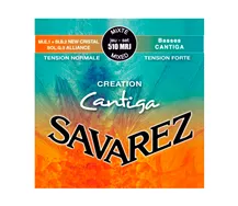 Jogo cordas guitarra clássica Savarez 510MRJ Cantiga CREATION Tensão Mista