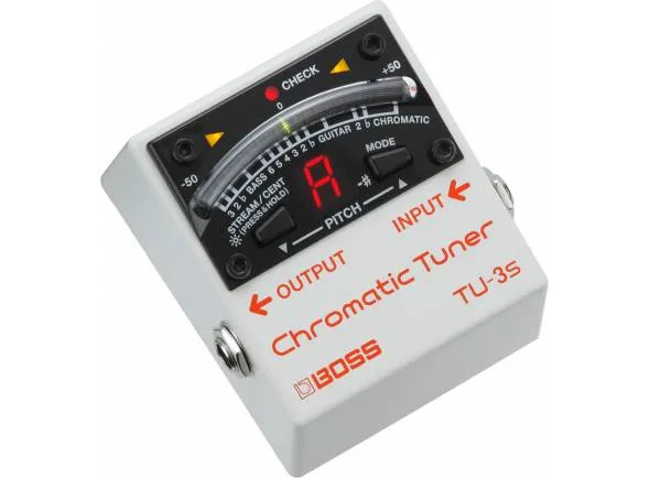 BOSS TU-3S CHROMATIC TUNER Afinador em pedal mais vendido do Mercado!