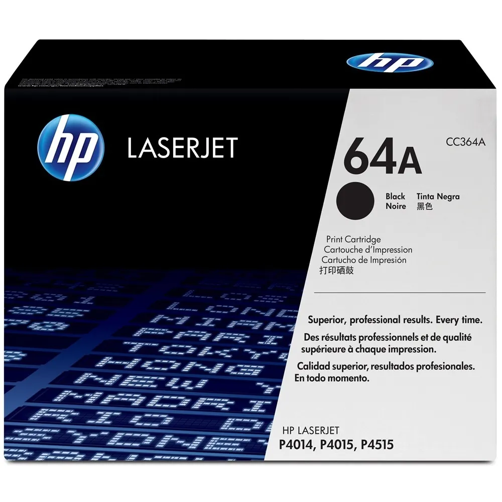 Toner Original CC364XD Laser Cartridge (Preto) – HP