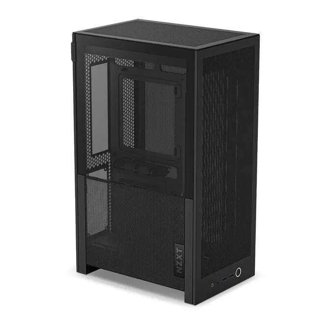 Caixa Mini-ITX NZXT H2 Flow Preta Vidro Temperado