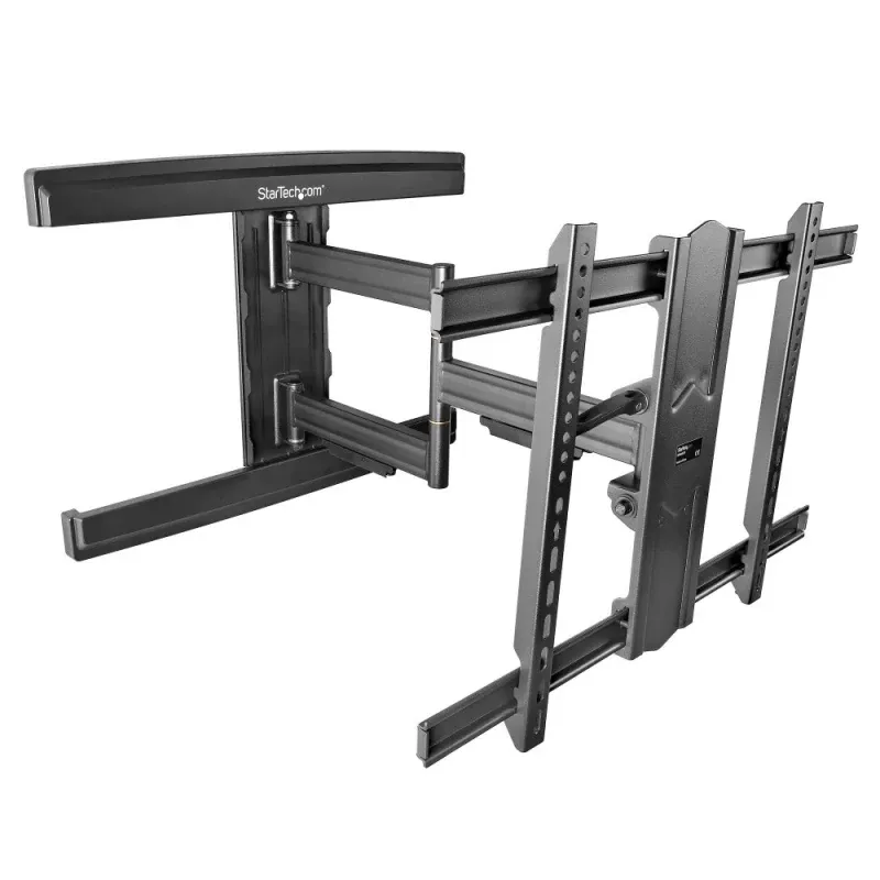 Suporte de parede de TV para telas de montagem VESA até 80" - Suporte de montagem de parede de TV universal de baixo perfil Full Motion - Braço articulado ajustável de inclinação