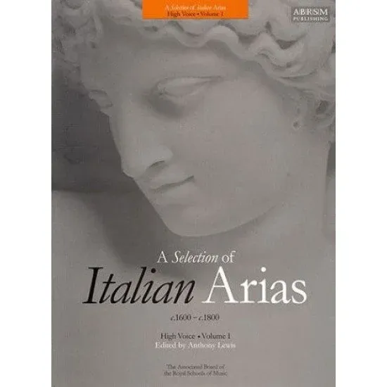 ABRSM LIVRO A Selection of Italian Arias High Voice Volume 1