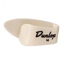 Palheta de Polegar Jim Dunlop 9002R Medium Branco