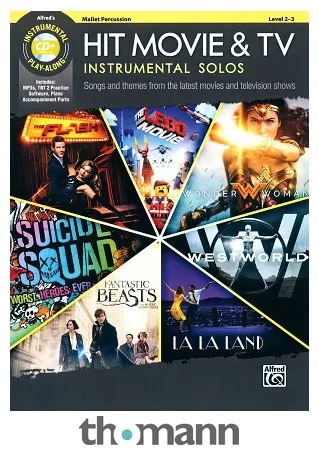Alfred Music Publishing Hit Movie & TV Solos Mallets