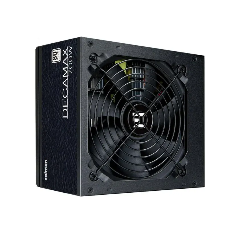 Fonte Alimentação Zalman DecaMax ZM700-LX3 Fonte de Alimentação ATX 700W 80 PLUS Preta