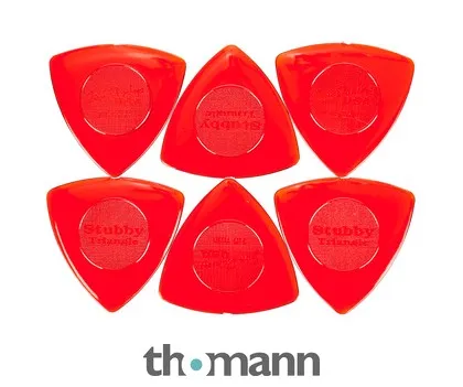Dunlop Stubby Triangle 1.50 6 Pack