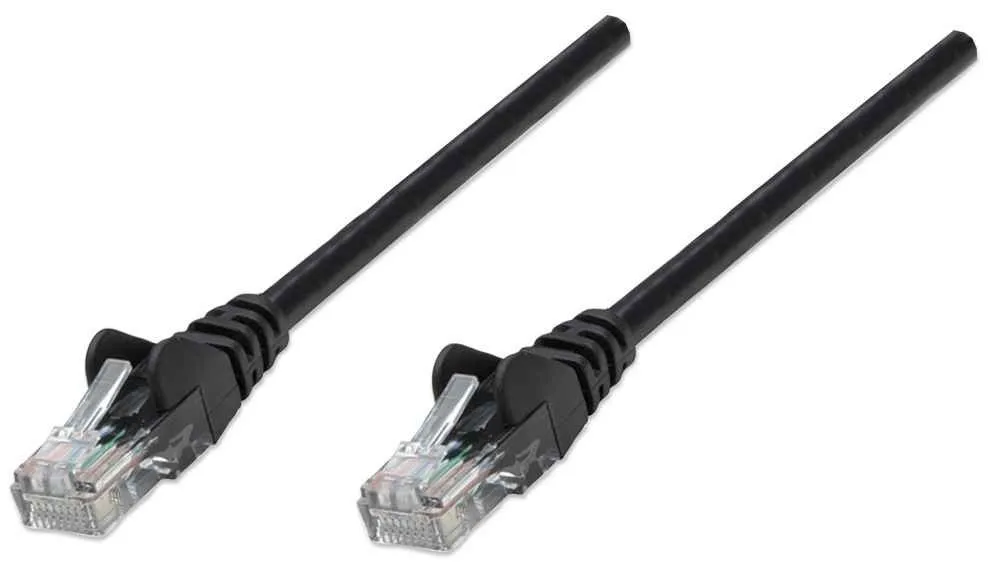 Intellinet Network Patch Cable, Cat6, 5m, Black, CCA, U/UTP 343350