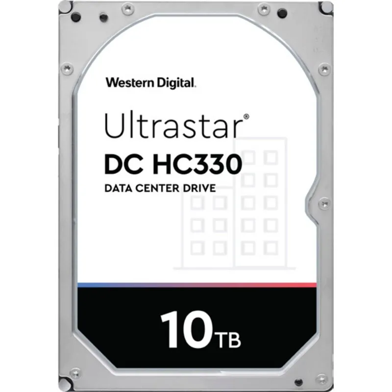 Disco Rígido Disco Duro Western Digital Ultrastar DC HC330 10TB HDD 7200RPM SAS 12Gbps 256MB