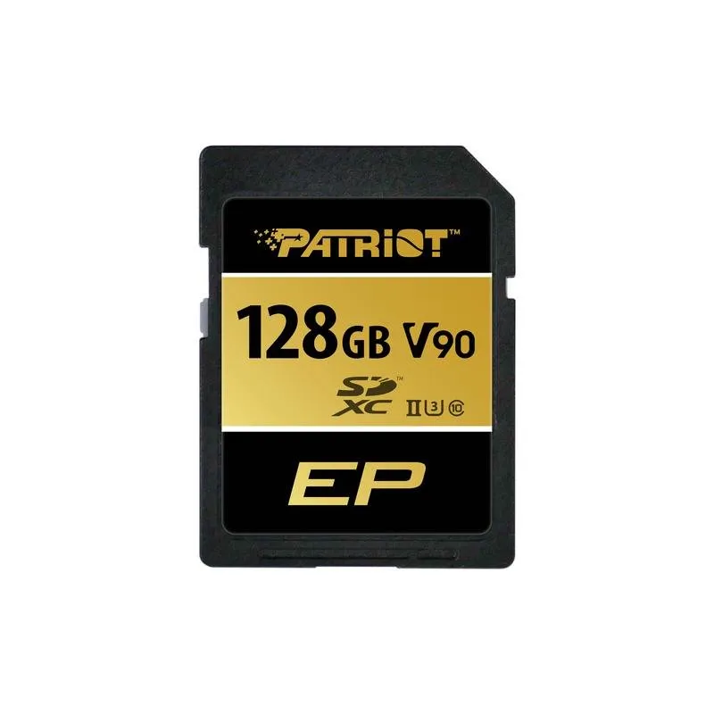Cartão de memória Patriot EP 128 GB SDXC UHS-II Classe 10 V90