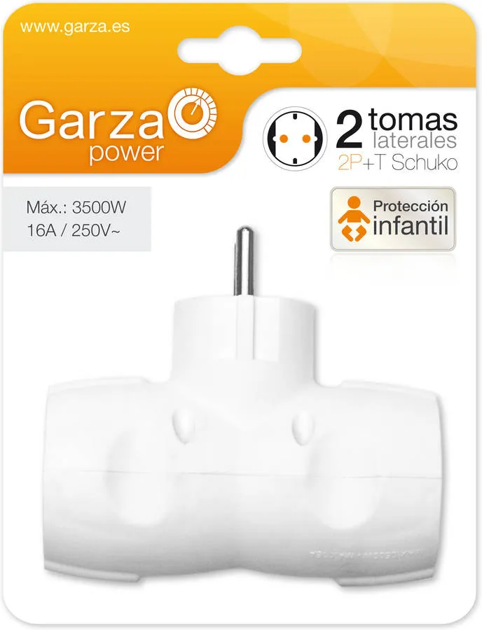 Adaptador GARZA 434000 (2 Tomadas)