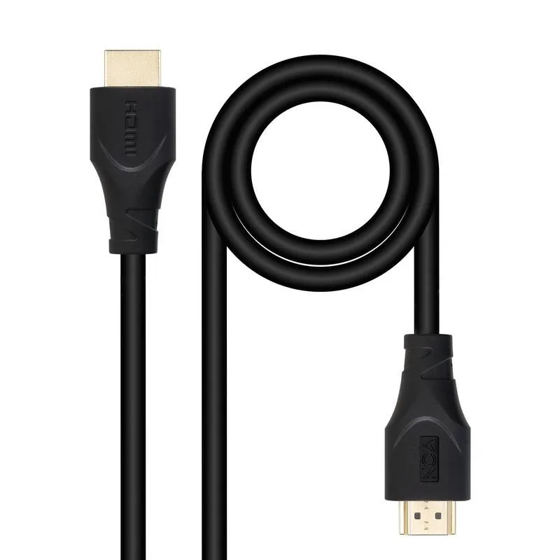 Cabo HDMI Nanocable 10.15.4703 3m Alta Velocidade Ethernet Ouro Preto