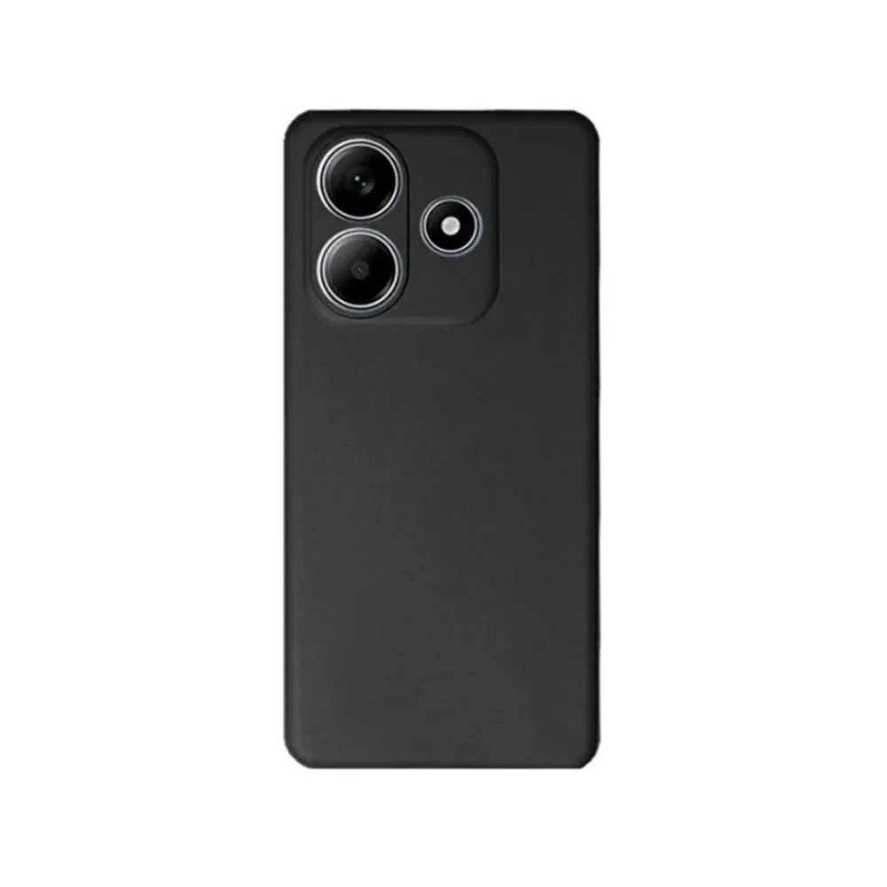 Capa Silicone Xiaomi Redmi Note 14 Preta
