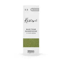 Palheta Sax Barítono 2.5 D'Addario Organic Reserve Cx 5-Un