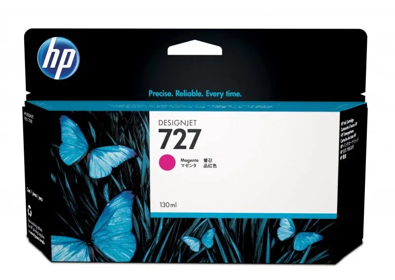 HP 727 original Ink cartridge B3P20A magenta standard capacity 130 ml 1-pack