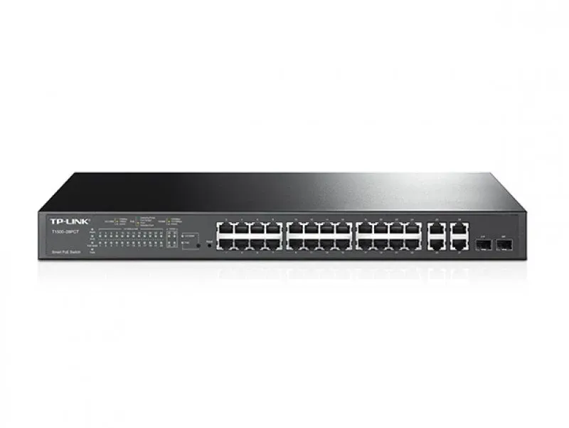 TP-LINK SWITCH JETSTREAM 24PORT 10/100 + 4 GIGABIT SMART 24PORT POE+