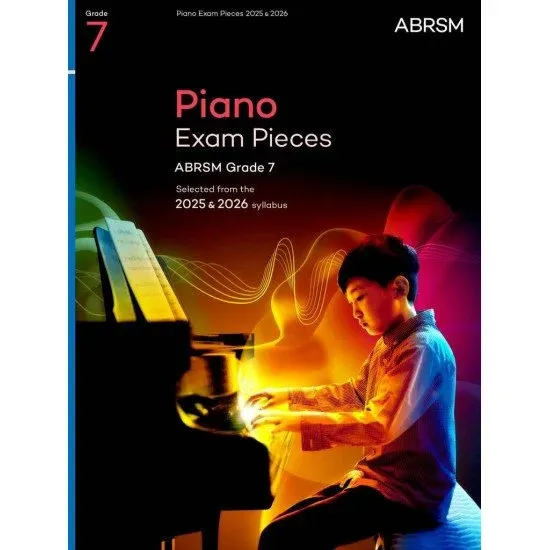 ABRSM LIVRO Piano Exam Pieces 2025 & 2026 Grade 7