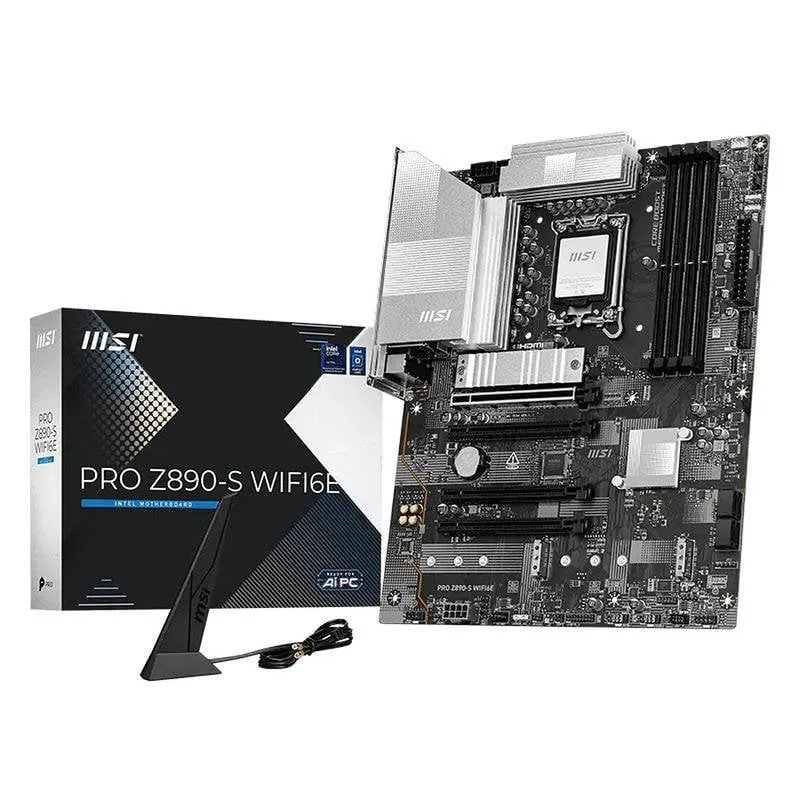 Motherboard MSI PRO Z890-S WIFI6E Intel Z890 LGA 1851 DDR5 ATX PCIe 5.0