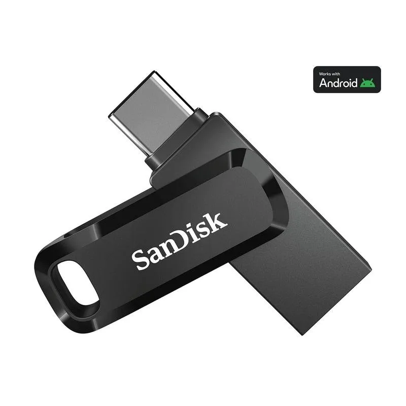 Pen Drive SanDisk Ultra Dual Drive Go 2TB USB-A USB-C 400MB/s Preto