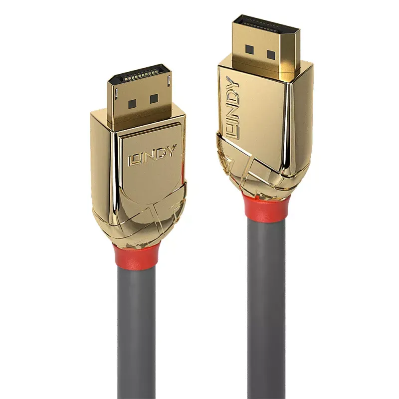 10M DISPLAYPORT 1.2 CABLE,GOLD LINE