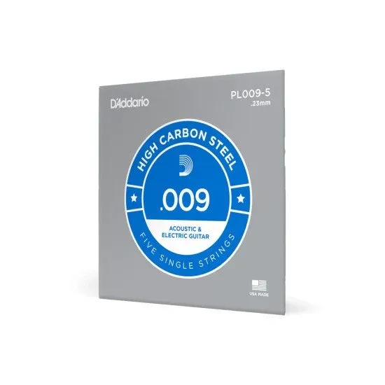 Daddario .009 Plain Steel PL009 5