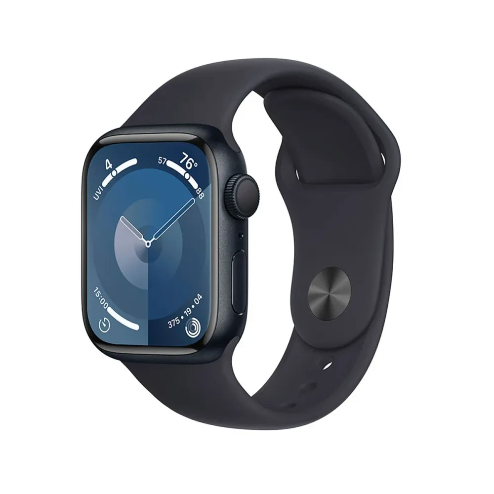 Smartwatch Apple Watch Series 9 GPS 41mm Alumínio c/ Bracelete Desportiva Preta M/L