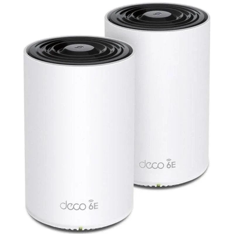 WiFi Mesh TP-Link Deco XE75 2 Nós 5400 Mbps 510 m² com Alexa e HomeShield