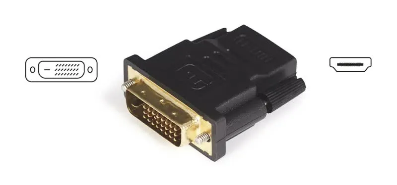 Ficha Adaptadora Dvi-D Macho Hdmi Fêmea - 7926