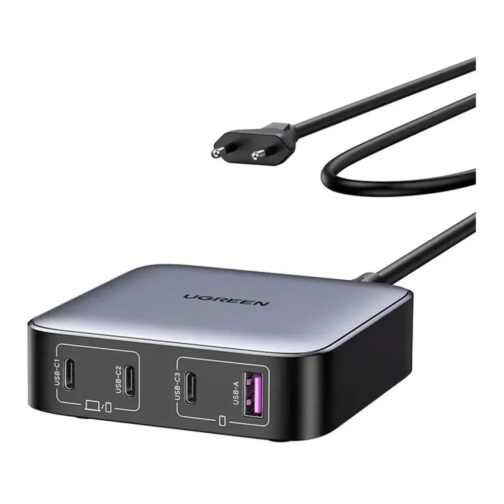 Carregador Ugreen CD328 100W 3xUSB-C 1xUSB-A Recondicionado Grade B