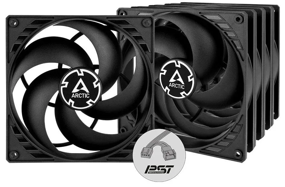 Ventoinha Arctic P14 PWM PST 140mm (Pack 5)