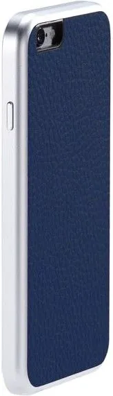 Capa iPhone 6, 6s, 7, 8 JUST MOBILE AluFr Leather Azul