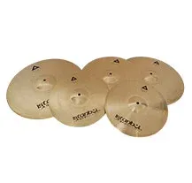 Conjunto de Pratos Istanbul Agop Xist Set4 Bril 14HH/16CR/18CR/20RD+Case