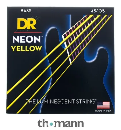 DR Strings Neon Yellow NYB-45