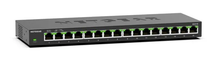 NETGEAR GS316 Não-gerido L2 Gigabit Ethernet GS316-300EUS