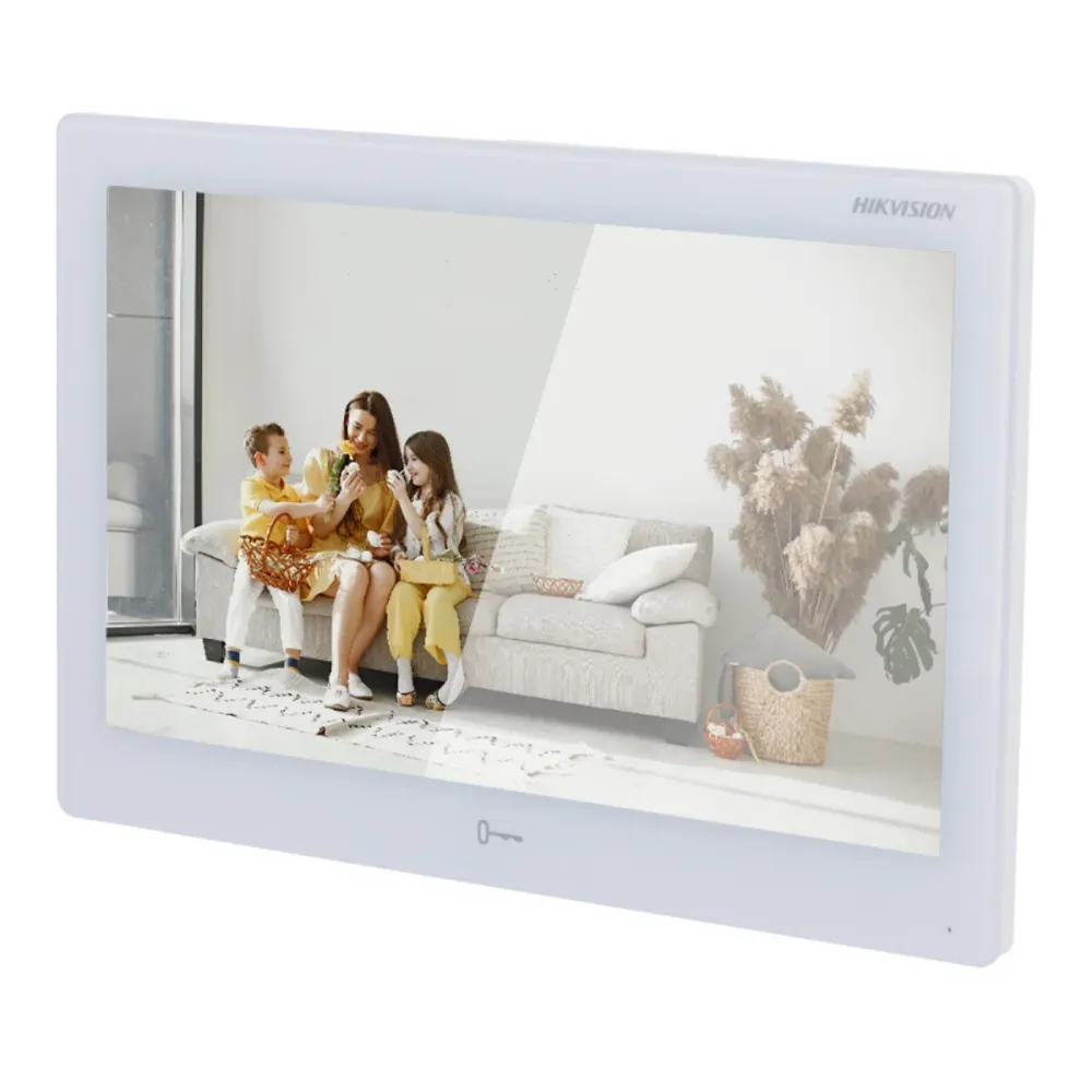 Monitor para Video Porteiro Hikvision 10" Tátil TFT - DS-KH9510-WTE1(B)