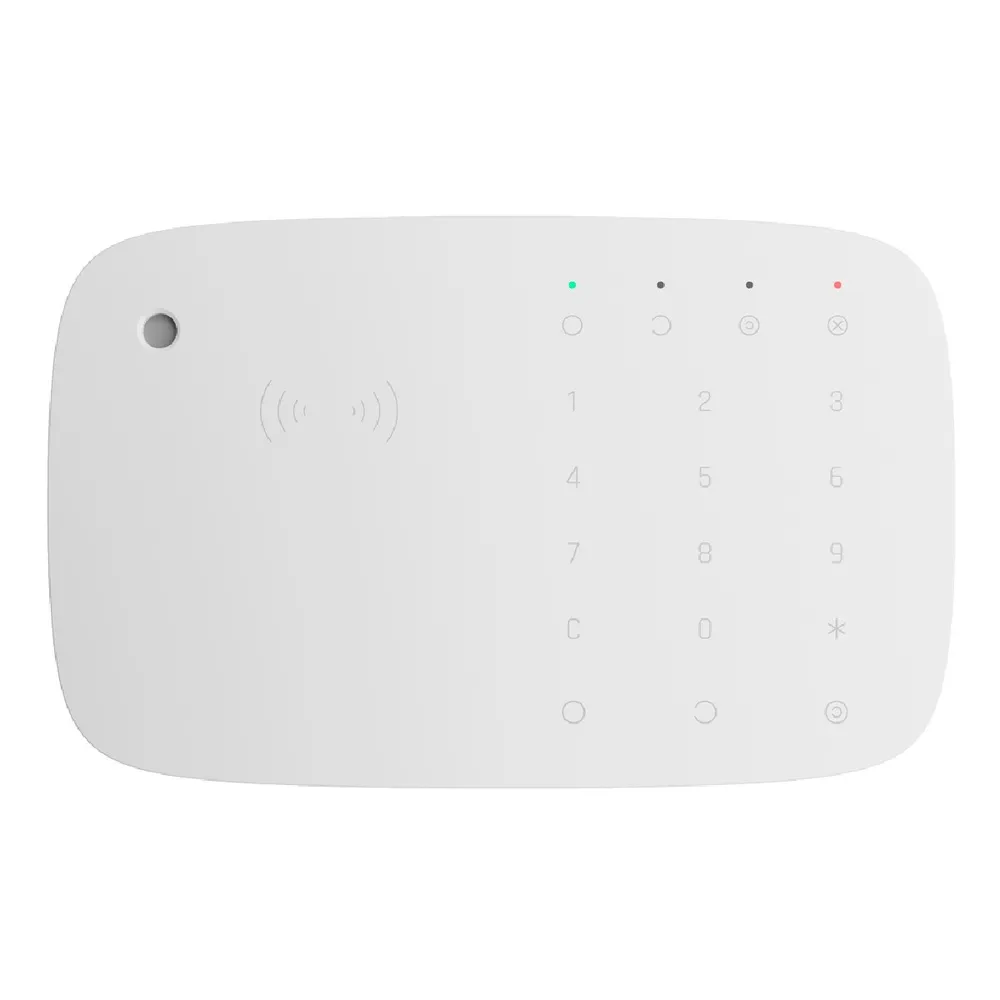 Teclado Touch Ajax KeyPad Bidirecional Branco
