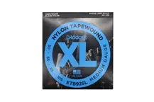 Jogo Cordas Baixo Eléctrico D'Addario ETB92SL Black Nylon 050-105
