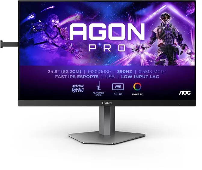 Monitor AGON by AOC PRO 24.5" AG256FS Fast IPS FHD 390Hz 0.3ms Adaptive Sync HDR400