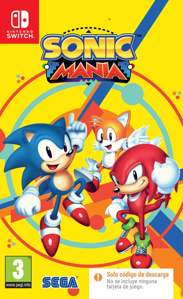 Jogo Mudar Código Digital Sonic Mania