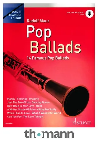 Schott Pop Ballads Clarinet
