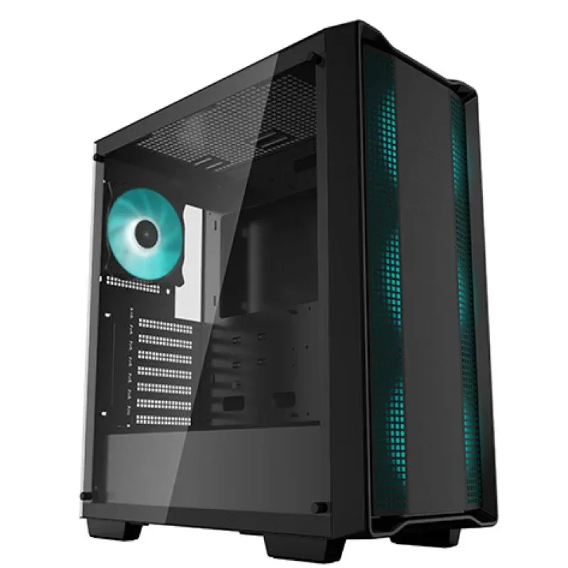 Caixa de Computador DeepCool CC560 RGB Semitorre ATX Vidro Temperado USB 3.0 Preta