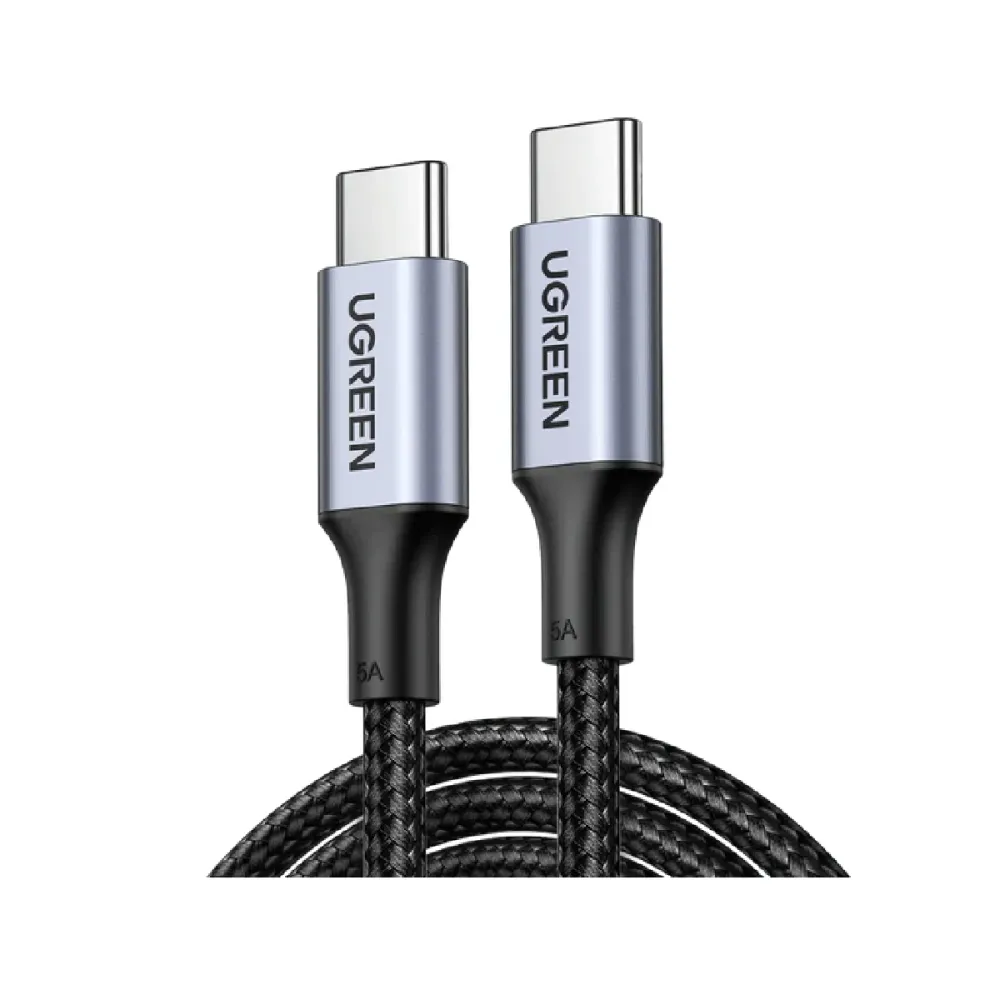 Cabo USB-C Ugreen US316 5A 0.5m Preto
