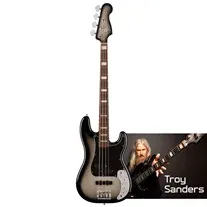 Fender Troy Sanders Precision Bass RW Silverburst