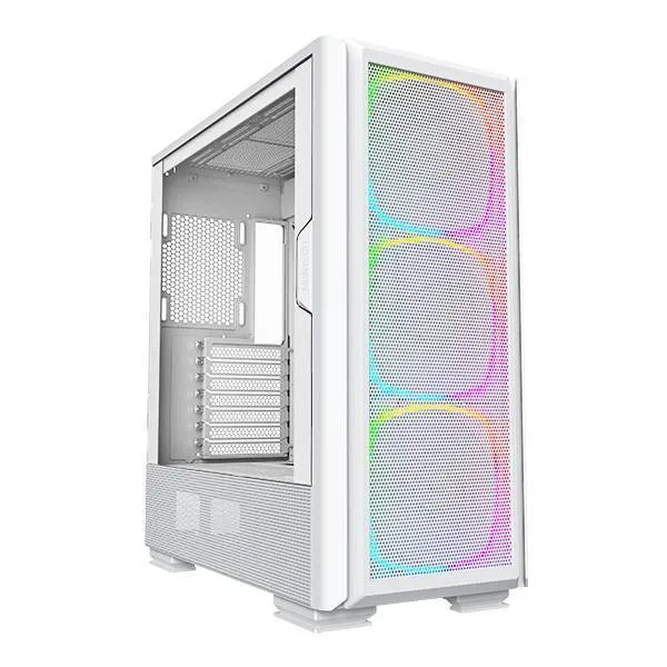 Caixa ATX Montech SKY TWO GX Vidro Branca
